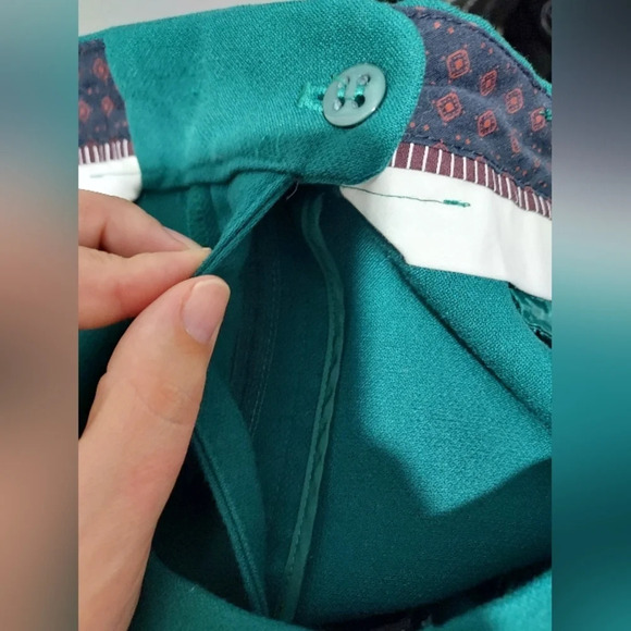 Talbots Juniper Green "Hampshire" Ankle Pants in Size 14 - Picture 12 of 13